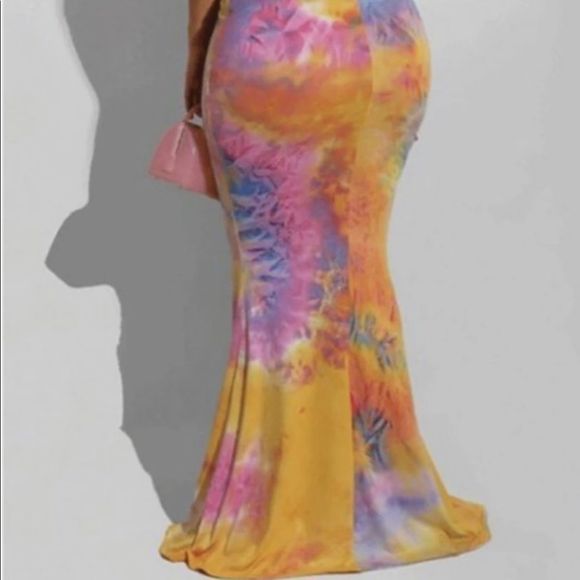 🔥Tie Dye Print Maxi Dress - Picture 4 of 6